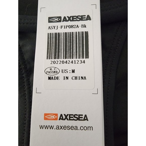 Axesea Women's Black Seamless High Waist Bikini Bottom ASYJ F1P082A Size Medium - Picture 5 of 9